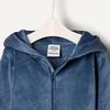 Amazon Essentials x Sofia Grainge Unisex Toddlers’ Velour Hooded Coverall(Dark Navy)