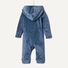 Amazon Essentials x Sofia Grainge Unisex Toddlers’ Velour Hooded Coverall(Dark Navy)