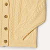 Amazon Essentials x Sofia Grainge Unisex Toddlers and Babies’ Cable Knit Cotton Fisherman Cardigan Sweater(Butter Yellow)