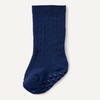 Amazon Essentials x Sofia Grainge Unisex Toddlers and Babies’ Cable-Knit Knee-High Socks, 6 Pairs(Heather Grey/Light Blue/Navy)