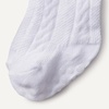 Amazon Essentials x Sofia Grainge Unisex Toddlers and Babies’ Cable-Knit Knee-High Socks, 6 Pairs(White)
