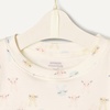 Amazon Essentials x Sofia Grainge Unisex Toddlers and Babies’ Cotton Knit Short Sleeve Shirt & Pants Set(Ivory Little Bunnies)