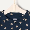 Amazon Essentials x Sofia Grainge Unisex Toddlers and Babies’ Cotton Knit Short Sleeve Shirt & Pants Set(Navy Little Bunnies)