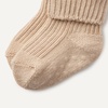 Amazon Essentials x Sofia Grainge Unisex Toddlers and Babies’ Knitted Turn Cuff Socks(Burgundy/Pink/Tan)