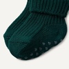 Amazon Essentials x Sofia Grainge Unisex Toddlers and Babies’ Knitted Turn Cuff Socks(Dark Green/Ivory/Red)