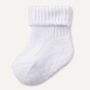 Amazon Essentials x Sofia Grainge Unisex Toddlers and Babies’ Knitted Turn Cuff Socks(White)