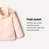 Amazon Essentials x Sofia Grainge Unisex Toddlers and Babies’ Midweight Field Jacket with Hood(Pearl)