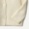 Amazon Essentials x Sofia Grainge Unisex Toddlers and Babies’ Peter Pan Collar Sweater Jacket, Soft Cotton Knit with Stretch(Ivory)