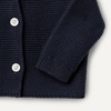 Amazon Essentials x Sofia Grainge Unisex Toddlers and Babies’ Peter Pan Collar Sweater Jacket, Soft Cotton Knit with Stretch(Navy)
