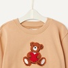 Amazon Essentials x Sofia Grainge Unisex Toddlers and Babies’ Sweatshirt & Sweatpant Set(Light Camel Big Bear Heart)