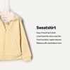 Amazon Essentials x Sofia Grainge Unisex Toddlers and Babies’ Zip Hoodie Sweatshirt(Butter Yellow)