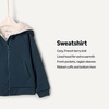 Amazon Essentials x Sofia Grainge Unisex Toddlers and Babies’ Zip Hoodie Sweatshirt(Dark Navy)
