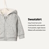 Amazon Essentials x Sofia Grainge Unisex Toddlers and Babies’ Zip Hoodie Sweatshirt(Dove Grey Sheep)