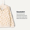 Amazon Essentials x Sofia Grainge Unisex Toddlers and Babies’ Zip Hoodie Sweatshirt(Ivory Taupe Rabbits)