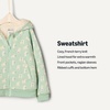 Amazon Essentials x Sofia Grainge Unisex Toddlers and Babies’ Zip Hoodie Sweatshirt(Pale Green Rabbits)