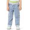 Amazon Essentials Babies, Toddlers and Kids’ Soft Stretch Pull-On Jeans(Stone Light Wash)