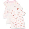 Amazon Essentials Disney | Marvel | Star Wars | Princess Babies, Toddlers, and Girls’ Dresses, Pack of 3(Minnie Rainbow Chaser)