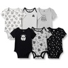 Amazon Essentials Disney | Marvel | Star Wars Unisex Babies’ Snug-Fit Cotton Footed Sleepers, Multipacks(Star Wars Tiny Troopers)
