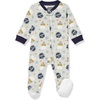 Amazon Essentials Disney | Marvel | Star Wars Unisex Babies’ Snug-Fit Cotton Footed Sleepers, Multipacks(Star Wars Winter)