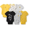 Amazon Essentials Disney | Marvel | Star Wars Unisex Babies’ Snug-Fit Cotton Footed Sleepers, Multipacks(Winnie the Poo Oh Bother!)