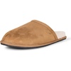 Amazon Essentials Men’s Cozy Non Slip House Slippers(Chestnut Brown Microsuede)
