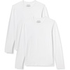 Amazon Essentials Men’s Long Sleeve Super Soft Modal Undershirt, Pack of 2(White)