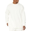 Amazon Essentials Men’s Oversized-Fit Long-Sleeve Organic Cotton T-Shirt(Eggshell White)