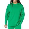 Amazon Essentials Men’s Oversized-Fit Long-Sleeve Organic Cotton T-Shirt(Green)