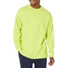 Amazon Essentials Men’s Oversized-Fit Long-Sleeve Organic Cotton T-Shirt(Lime Green)