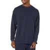 Amazon Essentials Men’s Oversized-Fit Long-Sleeve Organic Cotton T-Shirt(Navy)