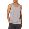 Amazon Essentials Men’s Quick Dry Tech Stretch Active Sleeveless Gym Tank Top Workout Shirt(Light Grey)