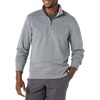 Amazon Essentials Men’s Regular Fit Long-Sleeve Quarter-Zip Pullover Fleece Sweatshirt with Mock Neck, Midweight(Medium Grey Heather)