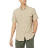 Amazon Essentials Men’s Regular-fit Short-Sleeve Moisture Wicking Hiking Shirt(Khaki Brown)