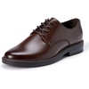 Amazon Essentials Men’s Round Toe Derby Dress Shoes(Dark Brown)