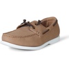 Amazon Essentials Men’s Slip-On Boat Shoes with Ventilation, Non Slip(Khaki Brown)