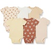 Amazon Essentials Unisex Babies’ Short-Sleeve Bodysuits(Multicolor/Tigers)