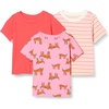 Amazon Essentials Unisex Toddlers and Babies’ Short Sleeve T-Shirts(Red/Stripe/Tiger)
