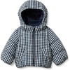 Ivory Light Camel Gingham