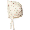 Amazon Essentials x Sofia Grainge Baby Girls’ Eyelet Bonnet Hat(Ivory Pink Little Strawberries)