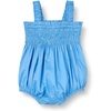 Amazon Essentials x Sofia Grainge Baby Girls’ Woven Sleeveless Ruffle Romper(Blue)