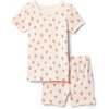 Amazon Essentials x Sofia Grainge Mommy and Me Short Sleeve Pajama Set(Peach Strawberry Toss)
