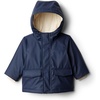 Amazon Essentials x Sofia Grainge Toddler and Baby Boys’ Water-Repellent Rain Jacket with Quilted Lining(Navy)