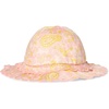 Amazon Essentials x Sofia Grainge Toddler and Baby Girls’ Cotton Hat(Shell Pink Ornate Paisley)