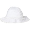 Amazon Essentials x Sofia Grainge Toddler and Baby Girls’ Cotton Hat(White)