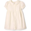 Amazon Essentials x Sofia Grainge Toddler and Baby Girls’ Cotton Sateen Dress with Collar(Ivory)
