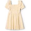 Amazon Essentials x Sofia Grainge Toddler and Baby Girls’ Embroidered Knit Dress(Light Yellow Delicate Floral)