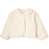 Amazon Essentials x Sofia Grainge Toddler and Baby Girls’ Faux Fur Jacket(Ivory)