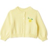 Amazon Essentials x Sofia Grainge Toddler and Baby Girls’ Lightweight Cotton Cardigan Sweater(Light Yellow Two Lemon)