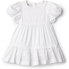 Amazon Essentials x Sofia Grainge Toddler and Baby Girls’ Puff Sleeve Dress(White)