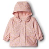 Amazon Essentials x Sofia Grainge Toddler and Baby Girls’ Water-Repellent Rain Jacket(Light Pink Giraffe)